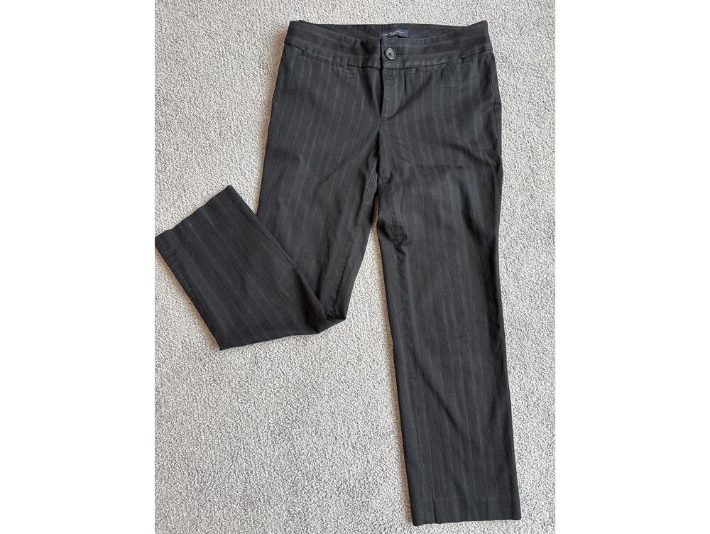 Banana Republic Women's Black Pinstripe Dress Pants Size 4